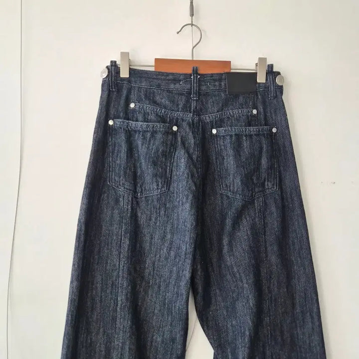 [BUNJANG] YUSE Black Denim Wide Pants M / YUSE 데님 흑청 와이드 팬츠 M