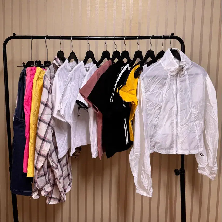 [BUNJANG] Assorted Summer Clothing Bundle Set / 여름 바람막이외 크롭티 청 점프슈트 15벌 새상품 일괄