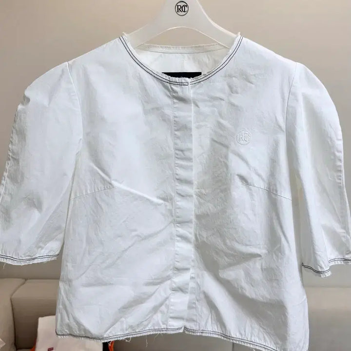 [BUNJANG] Recto Stitch Blouse / Recto 렉토 스티치 셔츠 블라우스