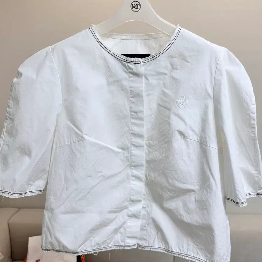 [BUNJANG] Recto Stitch Blouse / Recto 렉토 스티치 셔츠 블라우스