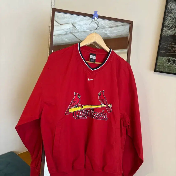 [BUNJANG] Nike St. Louis Cardinals Vintage Windbreaker Jacket / 나이키 세인트 Cardinals 바람막이