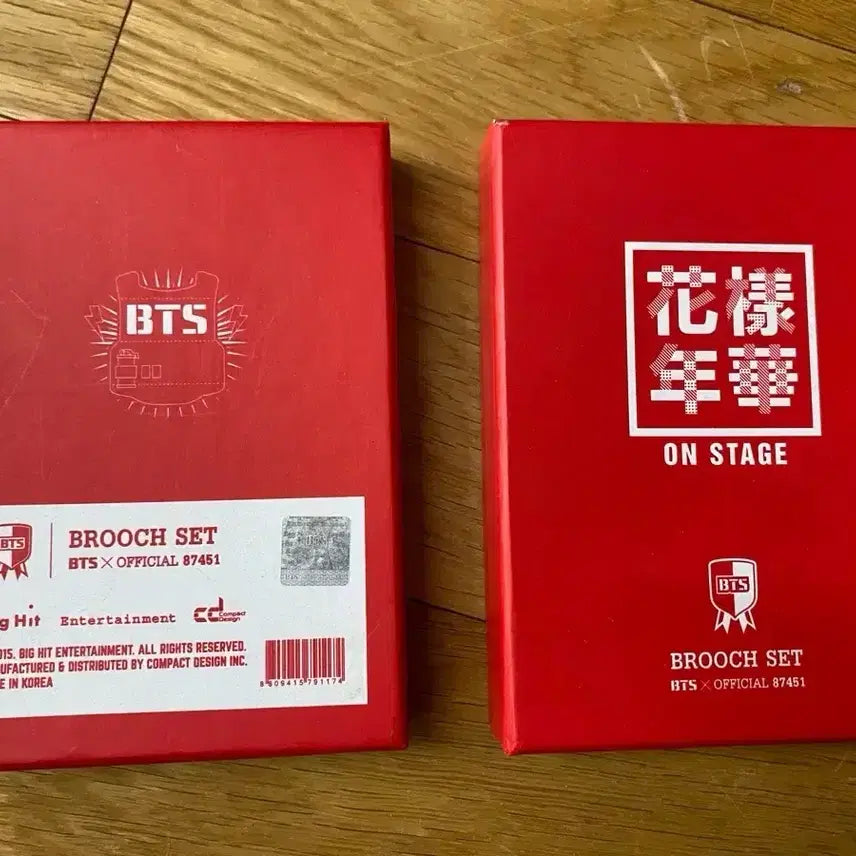 [BUNJANG] BTS The Most Beautiful Moment in Life On Stage Brooch Set / BTS 화양연화 On Stage 브로치 세트