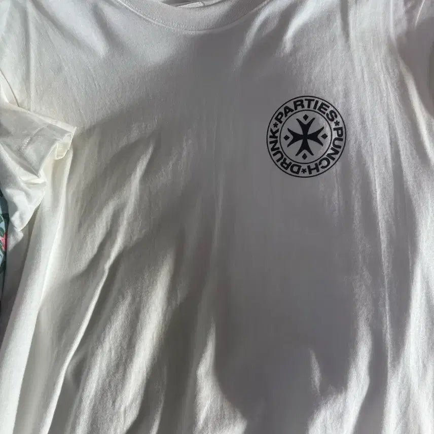 [BUNJANG] Punchdrunk Partys Circle Logo Narrow Tee / 펀치드렁크파티즈 반팔 티셔츠 1