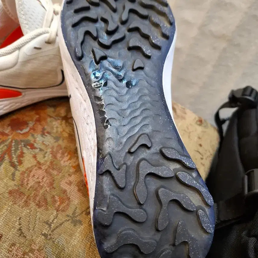 [BUNJANG] Nike Infinity Golf Shoes White Orange / 나이키 인피니티 골프화 화이트 오렌지 포인트