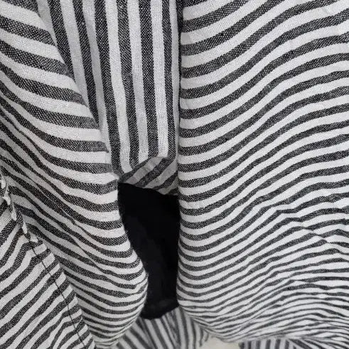 [BUNJANG] Striped Long Dress / 줄무늬롱원피스
