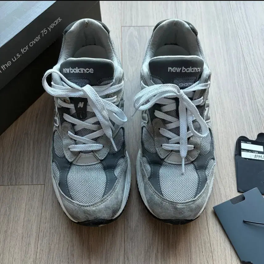 [BUNJANG] New Balance 992 Gray Standard Sneakers / 뉴발란스 992  그레이 d 스탠다드