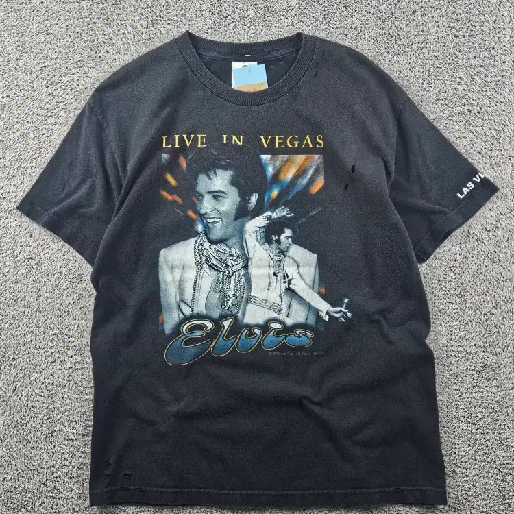 [BUNJANG] Elvis Presley Vegas Concert T-shirt / 00&