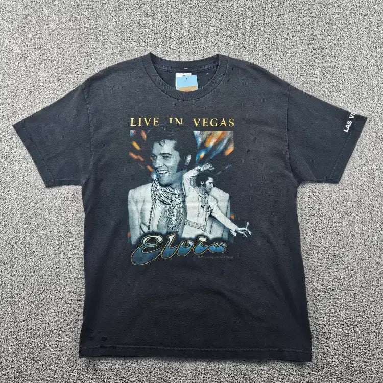 [BUNJANG] Elvis Presley Vegas Concert T-shirt / 00&