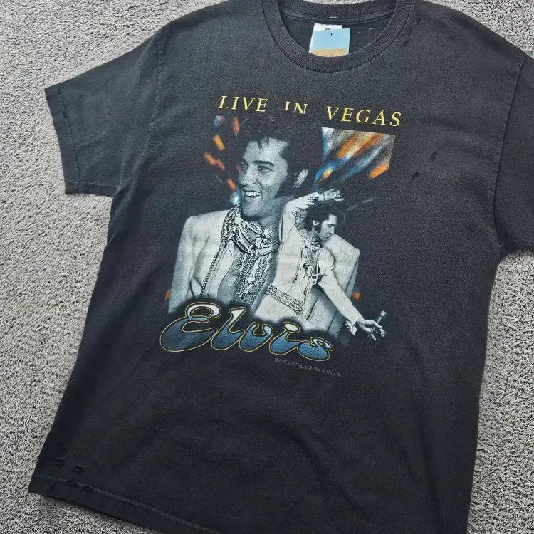 [BUNJANG] Elvis Presley Vegas Concert T-shirt / 00&