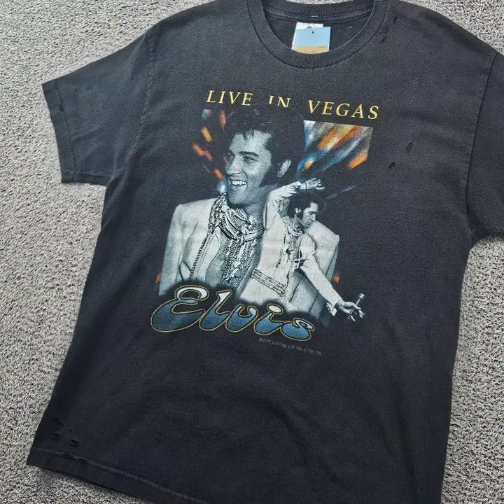 [BUNJANG] Elvis Presley Vegas Concert T-shirt / 00&