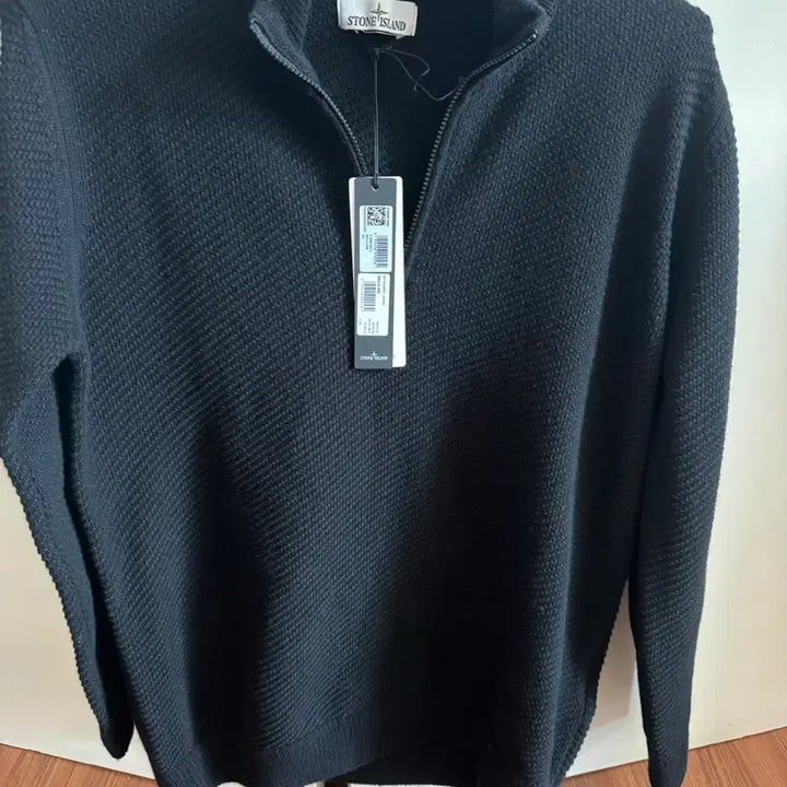 [BUNJANG] Stone Island Half-Zip Knit Sweater / 스톤아일랜드 하프집업 니트
