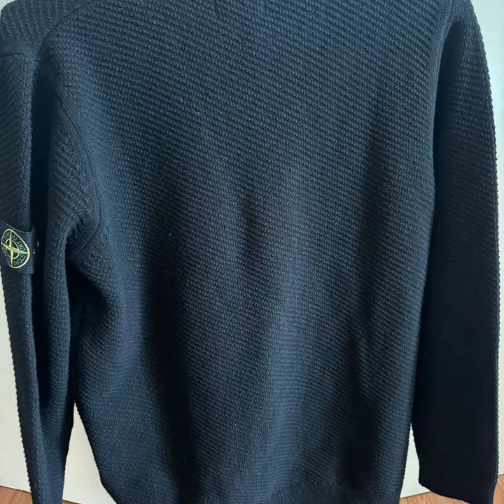 [BUNJANG] Stone Island Half-Zip Knit Sweater / 스톤아일랜드 하프집업 니트