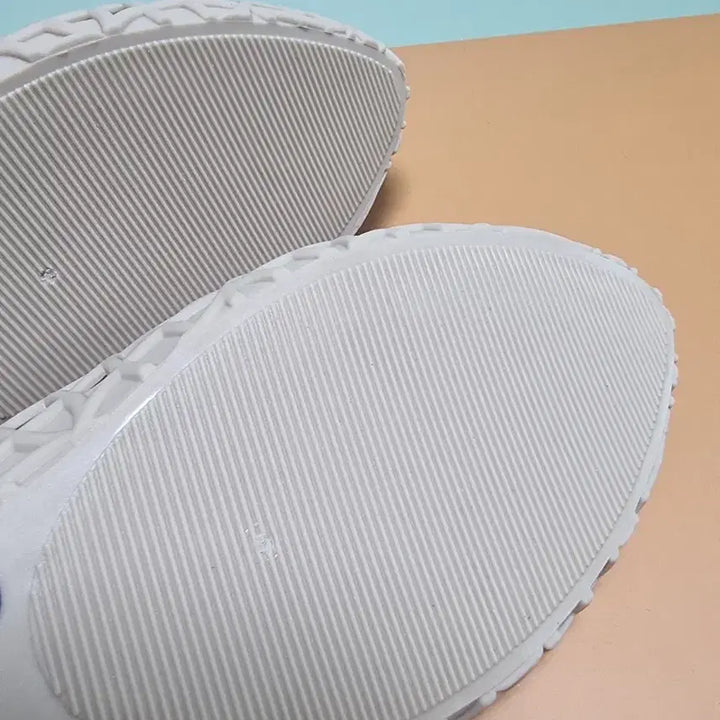 [BUNJANG] Generic Beige Jelly Flat Shoes for Women / 펀칭 플랫 230 젤리슈즈 베이지 여성