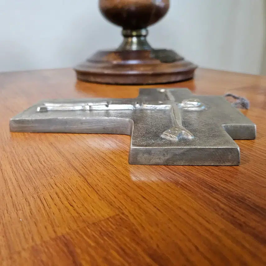 [BUNJANG] Choi Jong Tae Bronze Crucifix Wall Hanging / 2.최종태 작 벽걸이 십자가 crucifix 청동 Bronze.