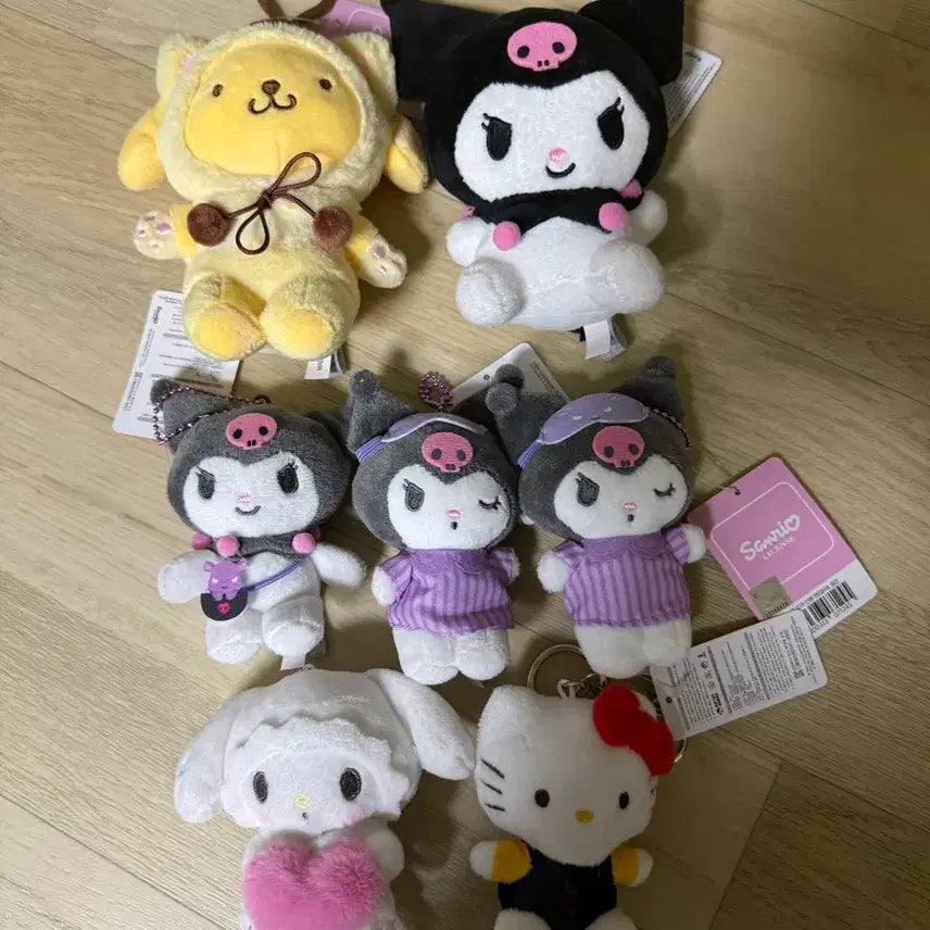 [BUNJANG] Sanrio Character Bag Hanger Keyrings / [정품] 산리오 인형가방고리 가방걸이 키링 새제품