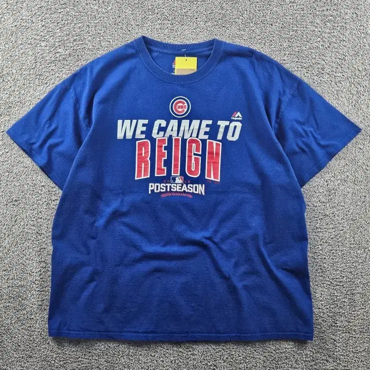 [SOLD OUT] 마제스틱 시카고 컵 포스트 시즌 반팔 티셔츠 ( XL ) / 11439