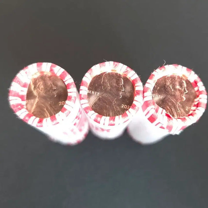 [BUNJANG] United States 2025 Lincoln Cent Rolls (3 Rolls) / 아주귀한 미국2025년1센트 정식 롤주화 3롤모두  희귀동전수집용