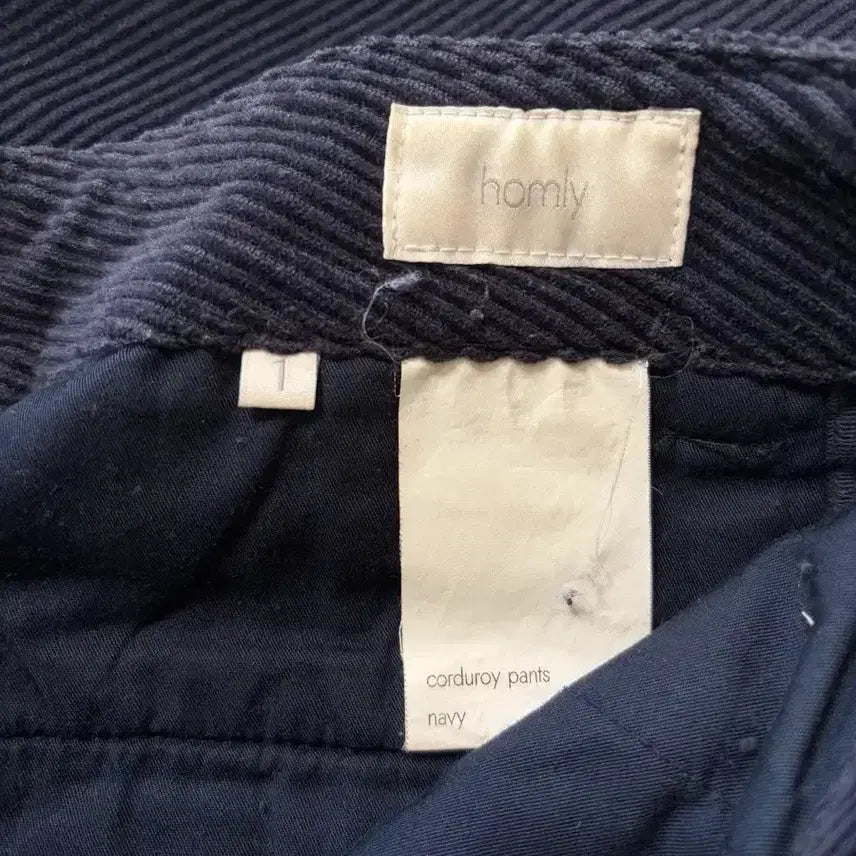 [BUNJANG] Homely Corduroy Pants Navy / 홈리 코듀로이 팬츠 네이비