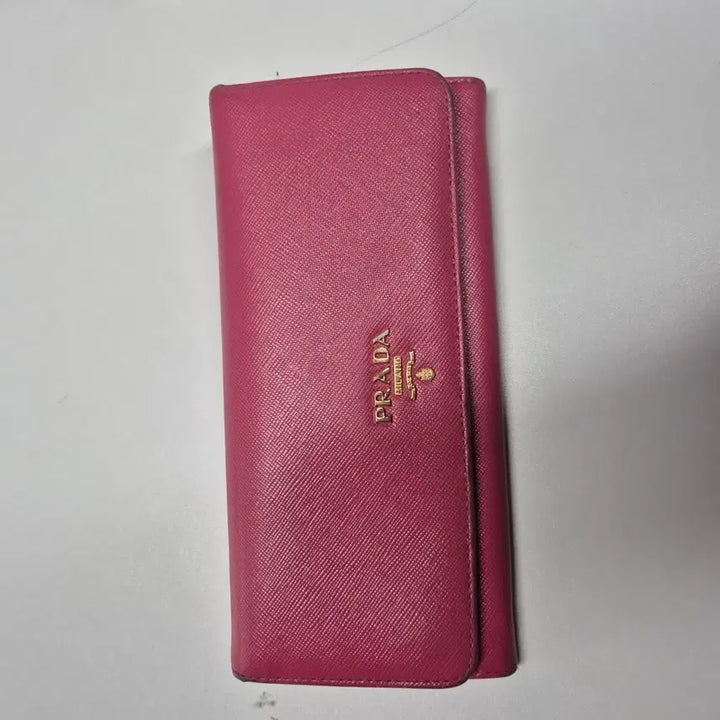[BUNJANG] Prada Pink Long Wallet / 프라다 핑크 장지갑 정품