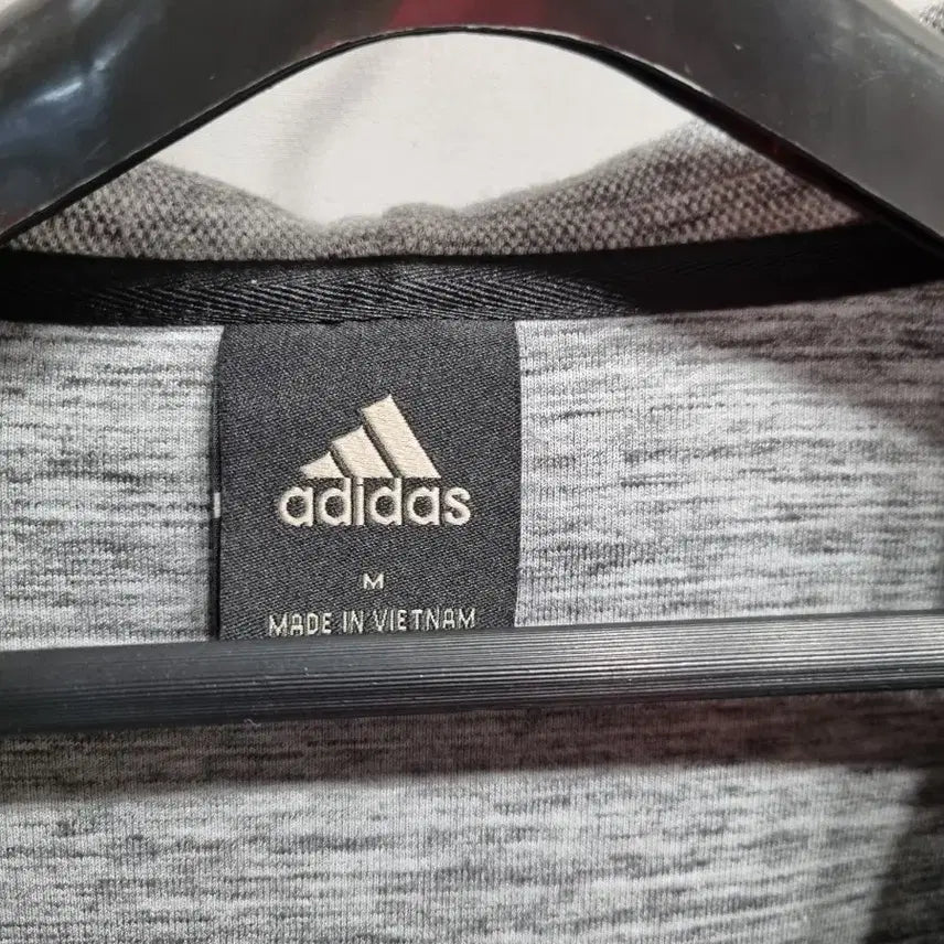 [BUNJANG] Adidas Gray Hoodie Zip-up / 아디다스 그레이 후드 집업