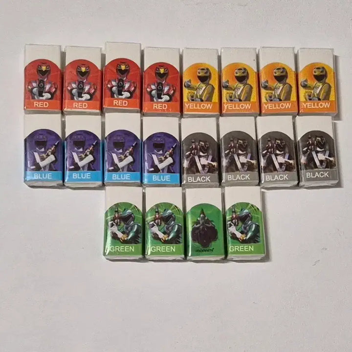 [BUNJANG] Power Rangers Eraser / 고전 파워레인져 지우개