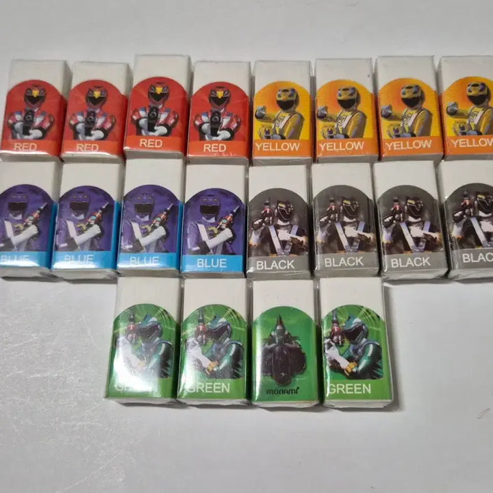 [BUNJANG] Power Rangers Eraser / 고전 파워레인져 지우개