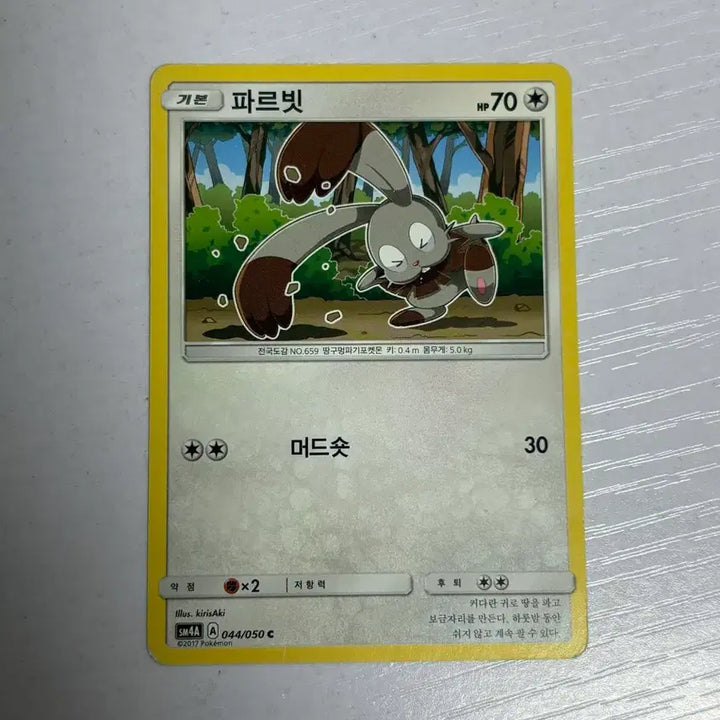 [BUNJANG] Pokemon Raboot Card / [귀여운 포켓몬 카드] 파르빗