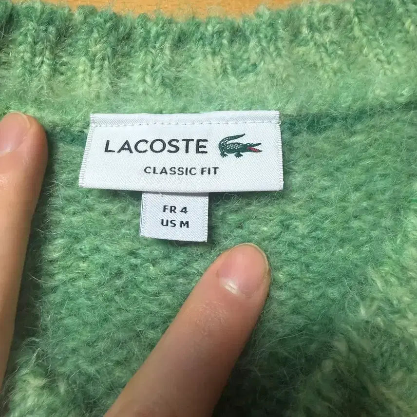 [BUNJANG] Lacoste Gradient Knit Sweater / 라코스테 그라데이션 니트 4size