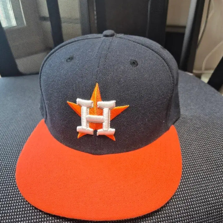[BUNJANG] New Era Houston Astros Snapback Cap / 휴스턴 애스트로스 야구 모자 블랙/오렌지 뉴에라 스냅백