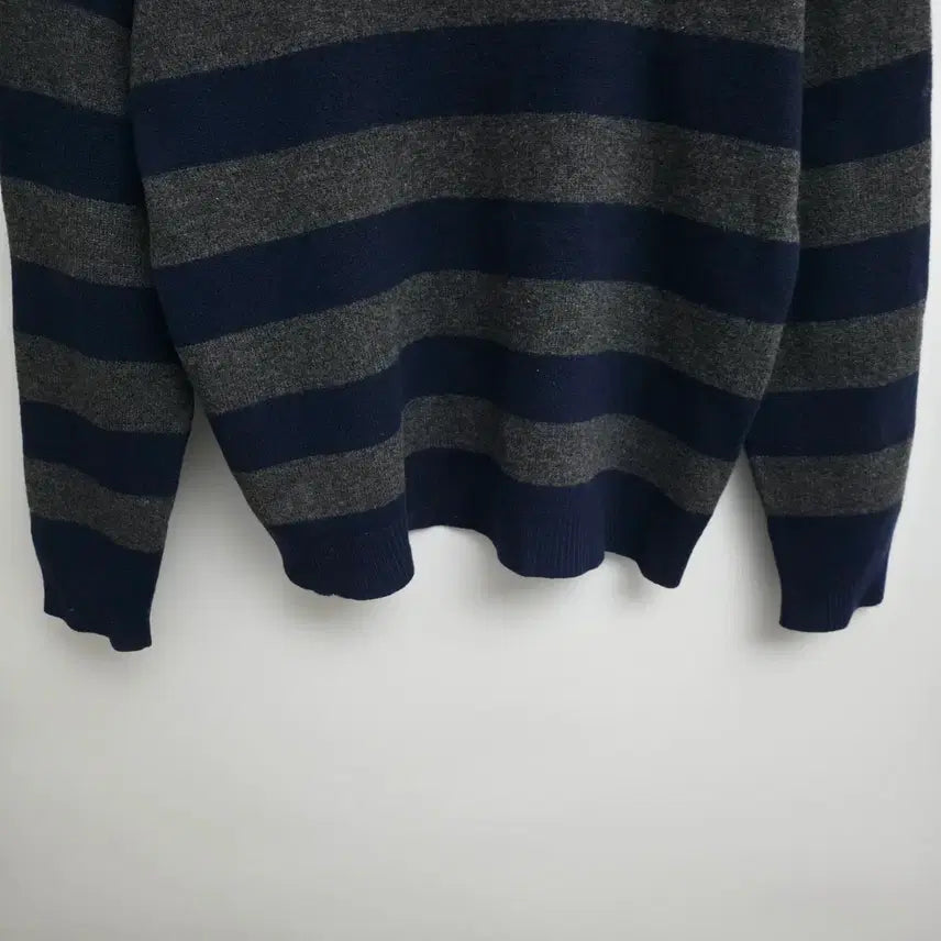 [BUNJANG] Polo Ralph Lauren Striped Wool Knit Sweater / [L] 폴로 랄프로렌 스트라이프 울 니트