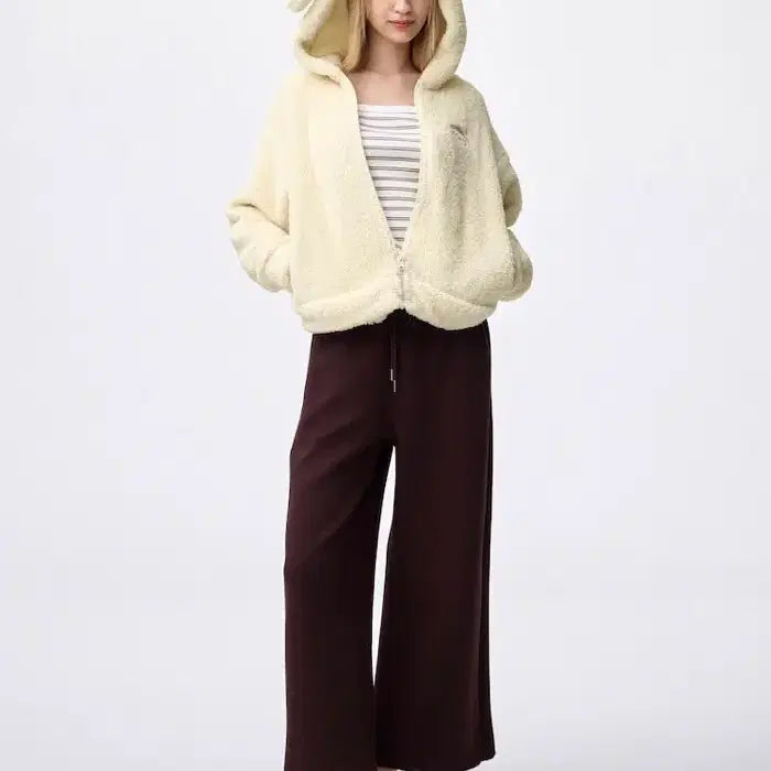 [BUNJANG] GU Sanrio Pompompurin Hoodie / GU 산리오 폼폼푸린 후드 L