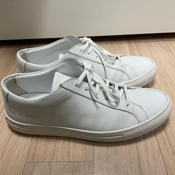 [BUNJANG] Natural Leather White Sneakers / 천연소가죽 화이트 스니커즈