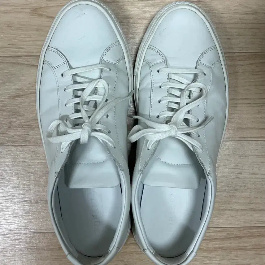 [BUNJANG] Natural Leather White Sneakers / 천연소가죽 화이트 스니커즈