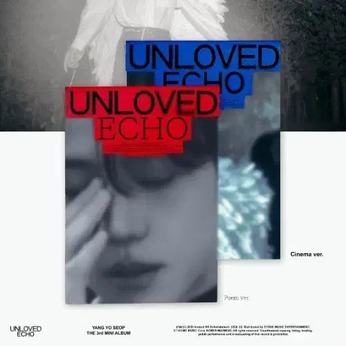[BUNJANG] Yang Yoseob UNLOVED ECHO Album Set / 양요섭 UNLOVED ECHO 포토북(개봉)