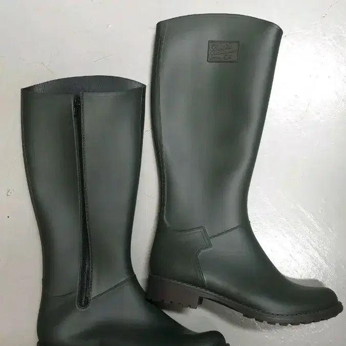 [BUNJANG] Rockfish Weatherwear Long Rain Boots Khaki UK5 / 락피쉬 웨더웨어 롱 레인부츠 카키 UK5