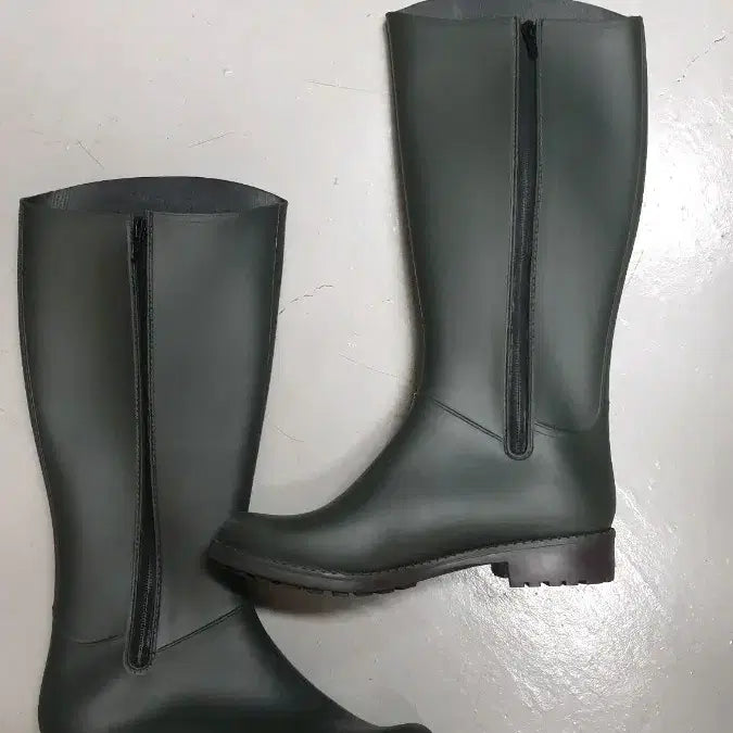 [BUNJANG] Rockfish Weatherwear Long Rain Boots Khaki UK5 / 락피쉬 웨더웨어 롱 레인부츠 카키 UK5