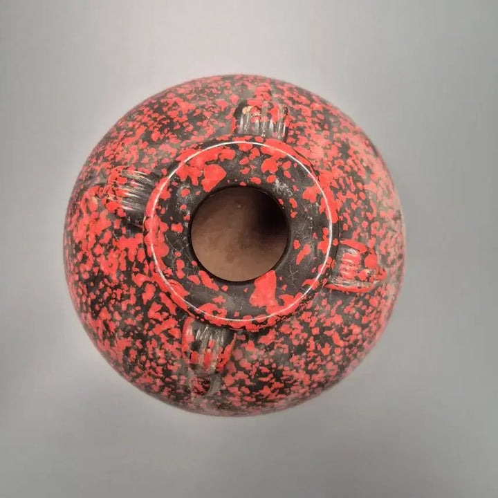 [BUNJANG] Black Glaze Red Pattern Four Seasons Vase Antique Collectible / 흑자 홍반문 사계호 중국도자기 골동품 고미술품 수집품