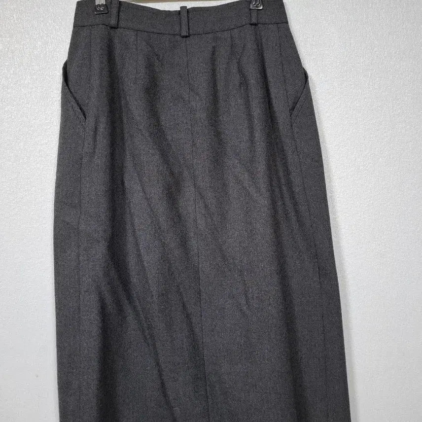 [BUNJANG] Kenzo Pure Wool Pleated Wrap Skirt / 겐죠 일본 순모 플리츠 랩스커트 55~66