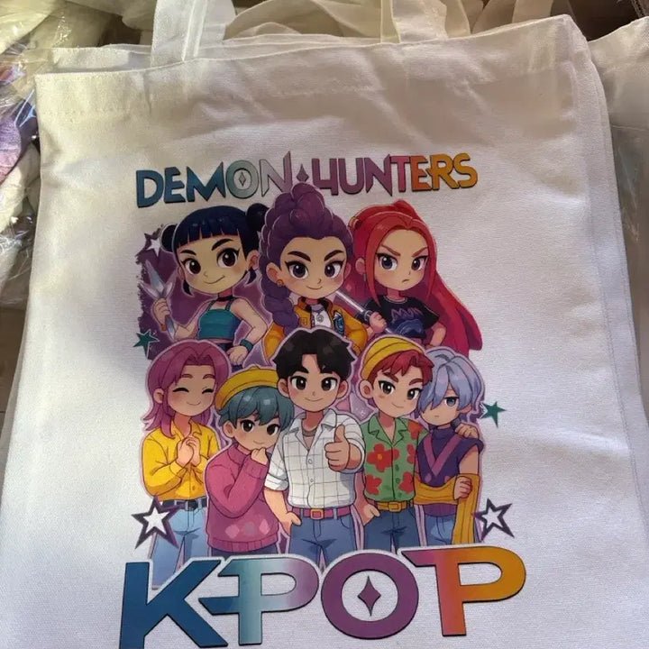 [BUNJANG] K-Pop Demon Hunters Eco Bag / 케이팝 데몬 헌터스 에코백