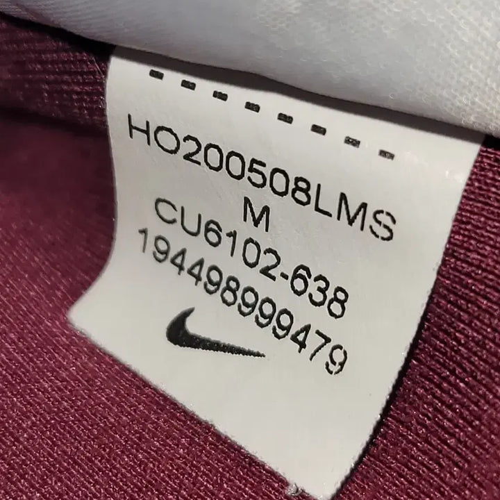 [BUNJANG] Nike Dri-FIT Therma-FIT Pleated Sweatshirt - Wine (M) / 나이키 드라이핏 써마핏 플리츠 맨투맨 와인 M