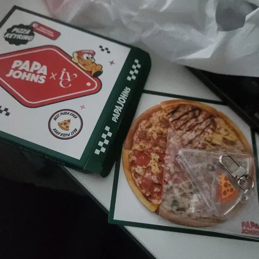 [SOLD OUT] 파파존스 아이브 피자조각 키링