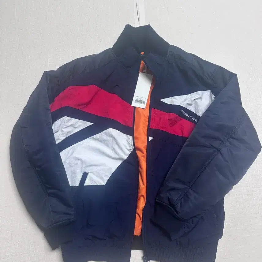 [BUNJANG] Project GR Reebok Hybrid Bomber Track Jacket Navy / [OS]프로젝트gr 리복 하이브리드 봄버 트랙 자켓 네이비