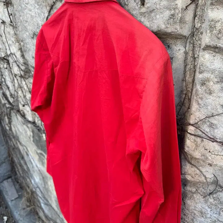 [BUNJANG] Karman USA Fading Western Shirt / 80~90s karman usa 빈티지 페이딩 웨스턴 셔츠 레드