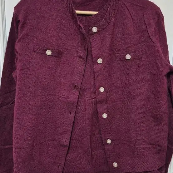 [BUNJANG] Knit Cardigan Set (Size 77) / 니트 가디건 세트 77