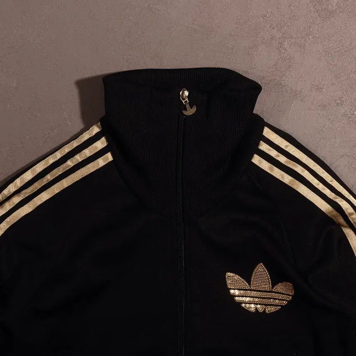 [BUNJANG] Adidas Firebird Crop Jersey C327 / 00s 아디다스 빅로고 파이어버드 크롭져지 C327