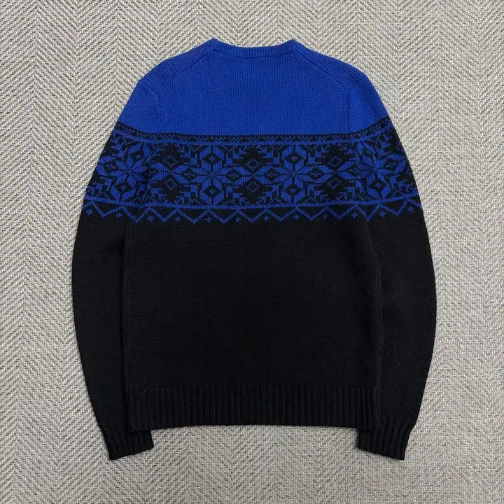 [BUNJANG] Brooks Brothers Snowflake Wool Knit Sweater / 브룩스브라더스 눈꽃 울 니트 v1863