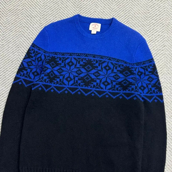 [BUNJANG] Brooks Brothers Snowflake Wool Knit Sweater / 브룩스브라더스 눈꽃 울 니트 v1863