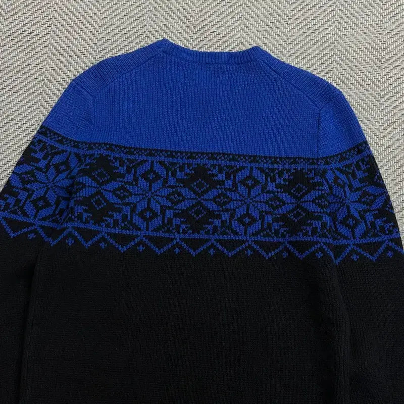 [BUNJANG] Brooks Brothers Snowflake Wool Knit Sweater / 브룩스브라더스 눈꽃 울 니트 v1863