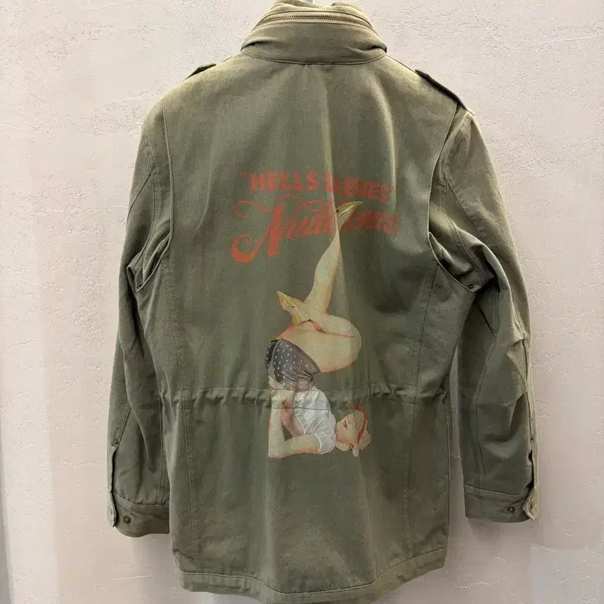 [BUNJANG] NudeBones Khaki Field Jacket M / 누드본즈 카키 야상 자켓 M
