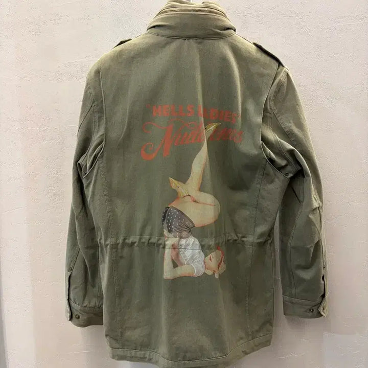 [BUNJANG] NudeBones Khaki Field Jacket M / 누드본즈 카키 야상 자켓 M